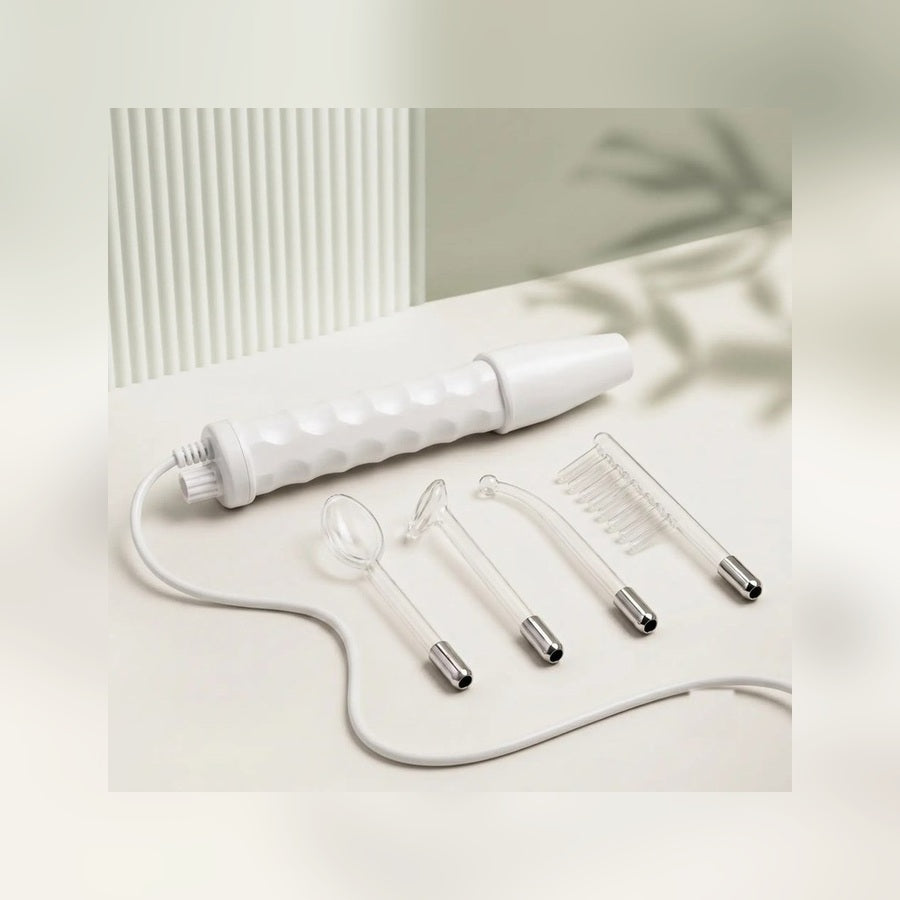 SkinPulsePro con cuatro electrodos de vidrio